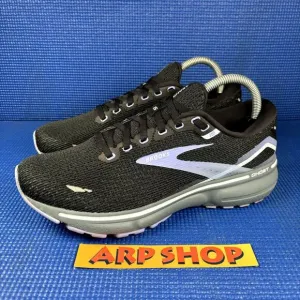 🔴 BROOKS GHOST 15 Women`s Size 9 Black Lila Athletic Running Shoes 1203801B011