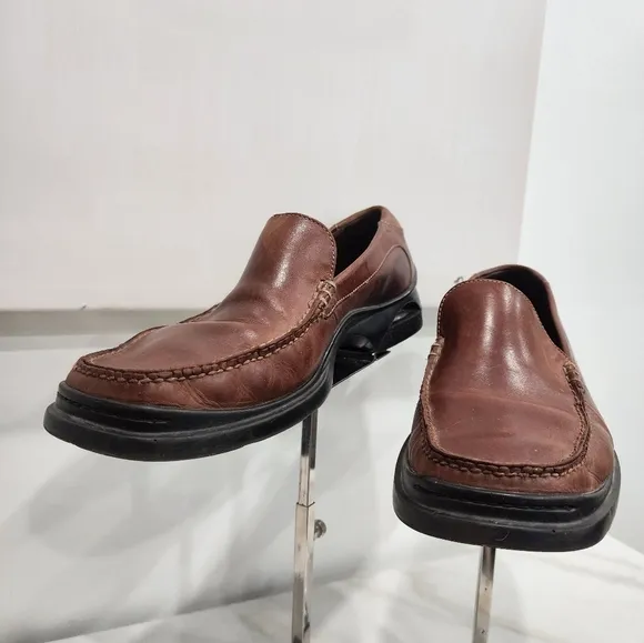 [ Cole Haan] Men's size 12 M Santa Barbra ll Loafer -slip on- brown leather shoe
