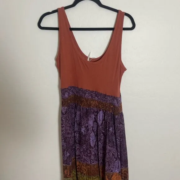 ⭐️ Colima Maxi Dress Tiered Snake Print Sleeveless Tank Chic Girly Maxi Dress