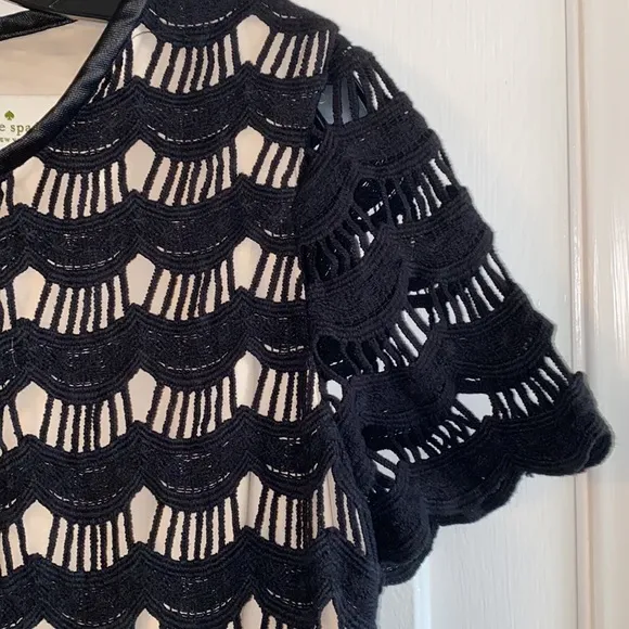 🔴 kate spade virginia scalloped lace dress