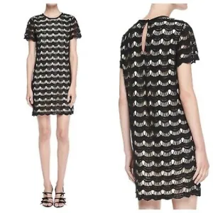 🔴 kate spade virginia scalloped lace dress