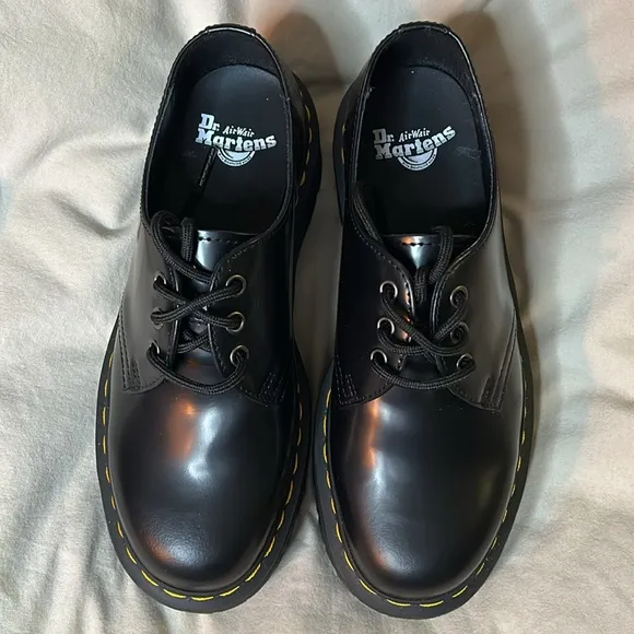 1461 SMOOTH LEATHER PLATFORM SHOES Sz 9