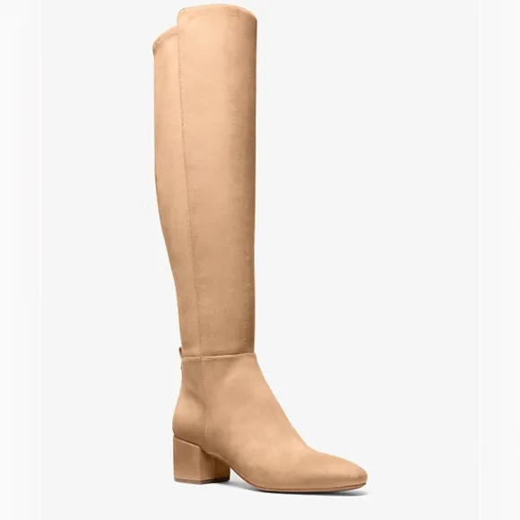 278. MICHAEL Michael Kors Braden Knee-High Riding Mid Boot 7.5