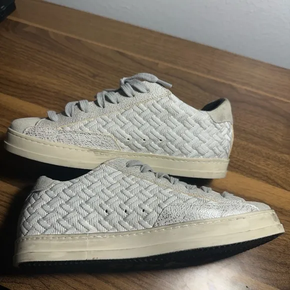 $330 P448 John White Women’s Sneakers Silver SZ Eu 36