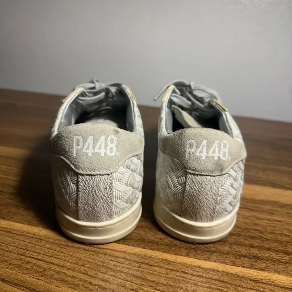 $330 P448 John White Women’s Sneakers Silver SZ Eu 36