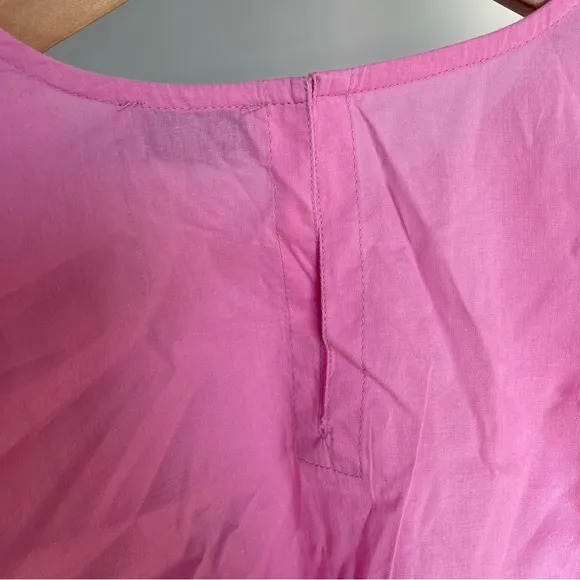 $395 NWT Rhode Ella Cotton Dress in Prism Pink #2 Sz Large