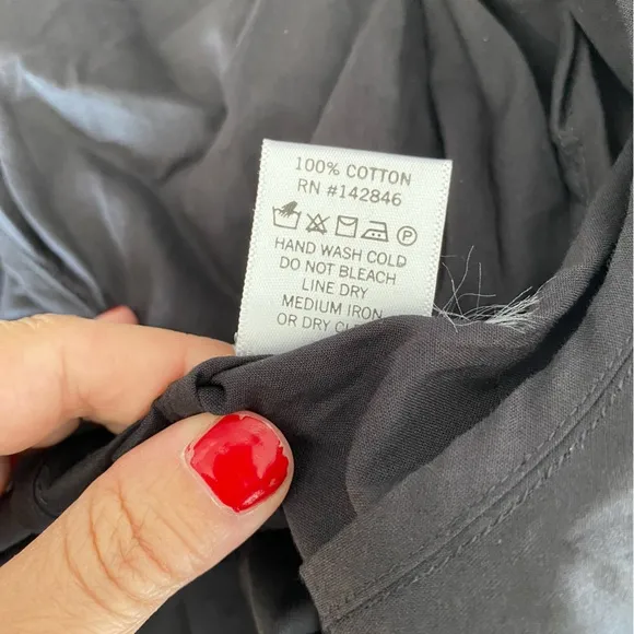 $395 NWT Rhode Ella Dress in Black Sz X-Small