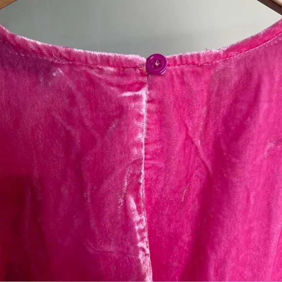 $575 NWT Rhode Pink Ella Velvet Dress in Jaipur Sz Medium