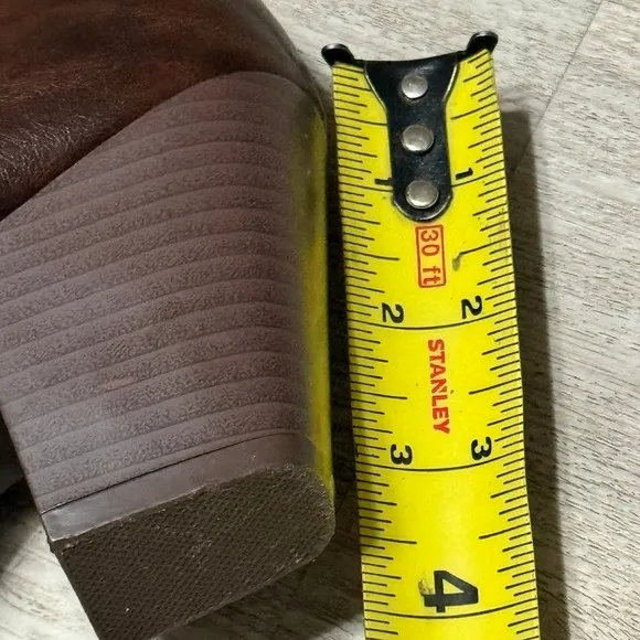 Above the knee western brown cowgirl boots size 6.5 NWOT
