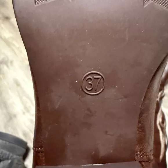 Above the knee western brown cowgirl boots size 6.5 NWOT