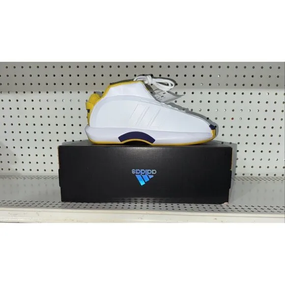 Adidas Crazy 1 Lakers Home 2022 Mens Athletic Basketball Shoes Size 10 GY8947