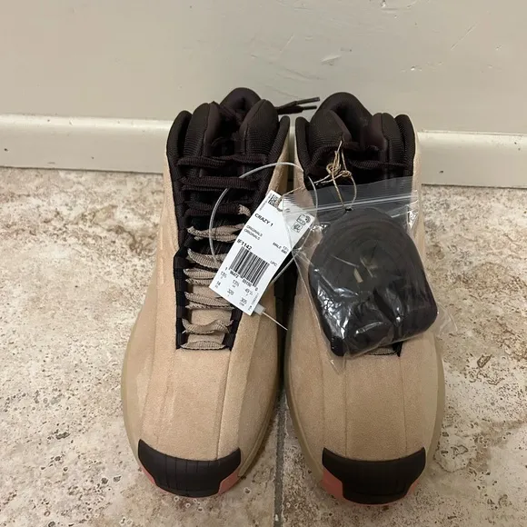 Adidas Crazy 1 Magic Beige Athletic Shoes - IF1142 - Men's Size 14