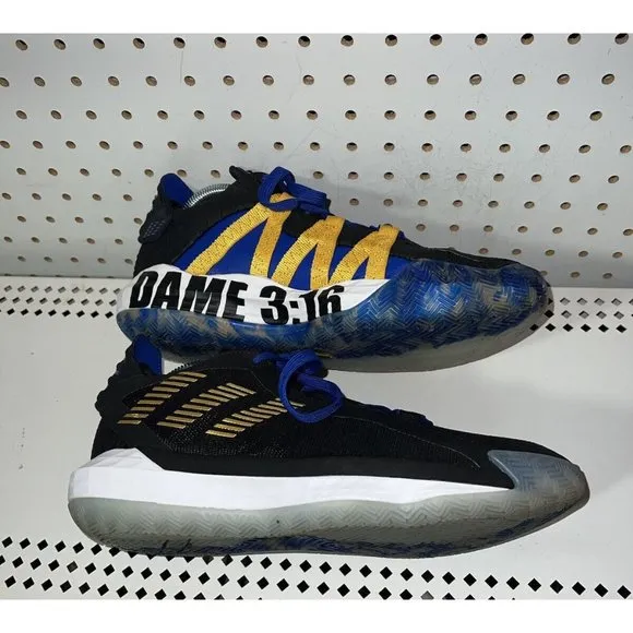 Adidas Dame 6 Stone Cold Mens Athletic Basketball Shoes Size 8.5 FU9447