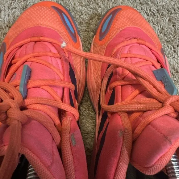 adidas‎ Exhibit A Acid Red Men's Size 9 Athletic Basketball Sneakers Shoes