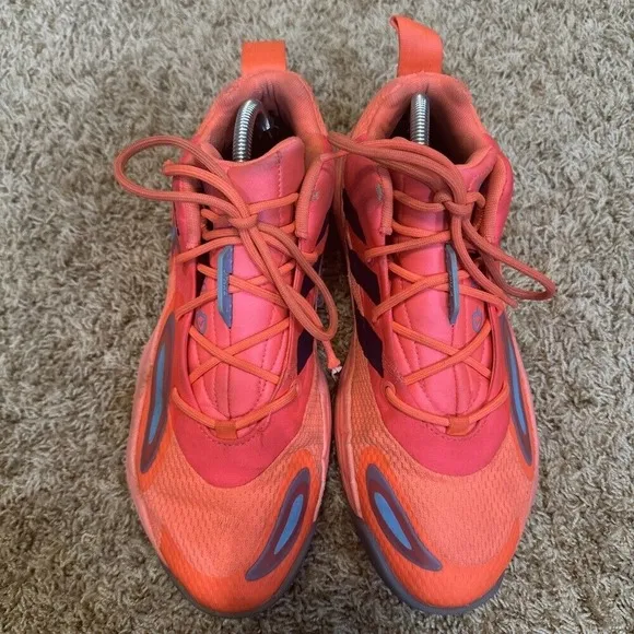 adidas‎ Exhibit A Acid Red Men's Size 9 Athletic Basketball Sneakers Shoes