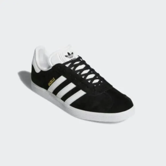 Adidas Gazelle Low Mens Casual Sneaker Shoes Black BB5476 NEW Sz 13