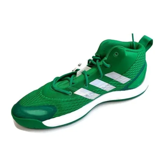 Adidas Mens Sz 13 SM Exhibit A Mid Basketball Shoes GW7937 Boston Celtics Green