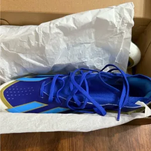 Adidas “Messi”Men's Blue and Gold Athletic Shoes
