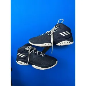 adidas Navy Blue and White Mens 10.5 Athletic Shoes CLU 600001 Art BY3780