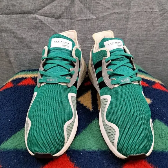 Adidas Original 281001 EQT Cushion ADV Men's Green Casual Sneakers Shoes Size 12