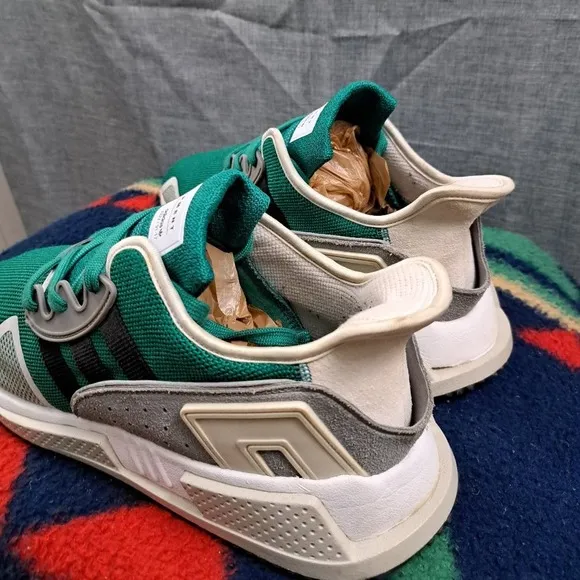 Adidas Original 281001 EQT Cushion ADV Men's Green Casual Sneakers Shoes Size 12