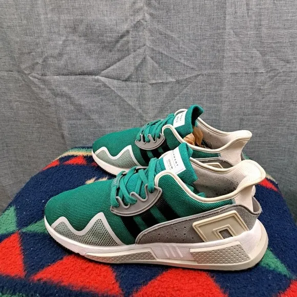 Adidas Original 281001 EQT Cushion ADV Men's Green Casual Sneakers Shoes Size 12