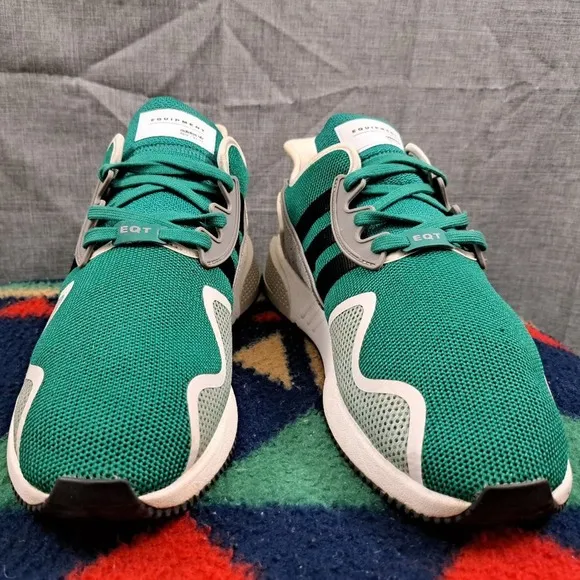 Adidas Original 281001 EQT Cushion ADV Men's Green Casual Sneakers Shoes Size 12