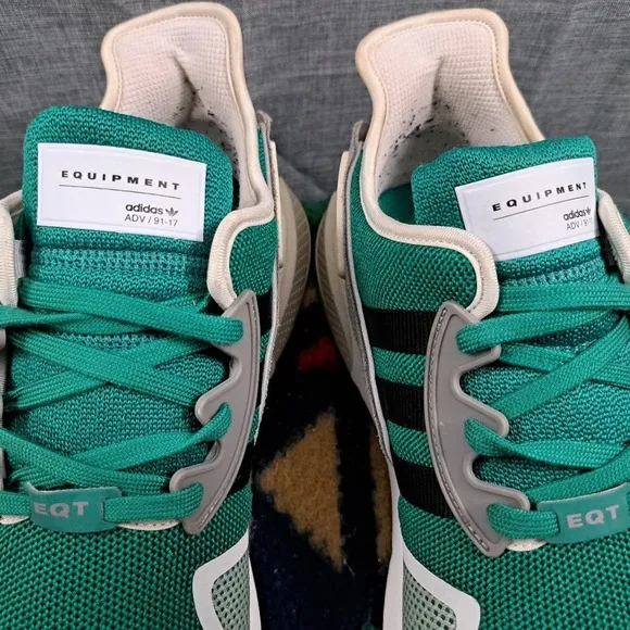 Adidas Original 281001 EQT Cushion ADV Men's Green Casual Sneakers Shoes Size 12