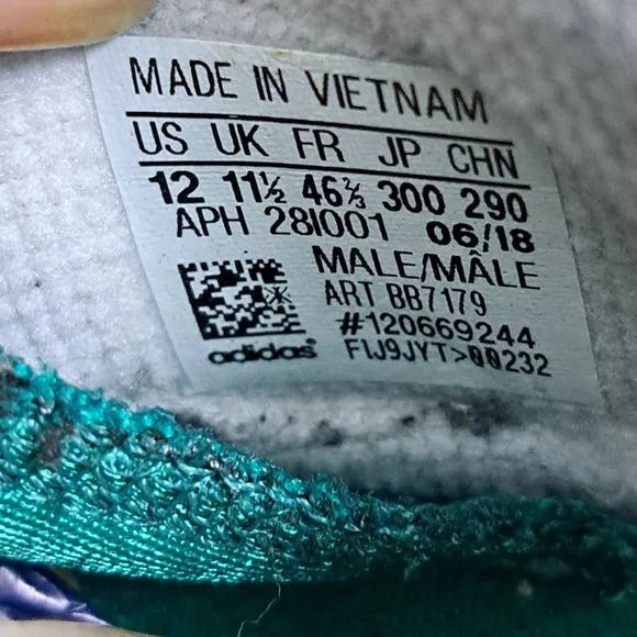 Adidas Original 281001 EQT Cushion ADV Men's Green Casual Sneakers Shoes Size 12