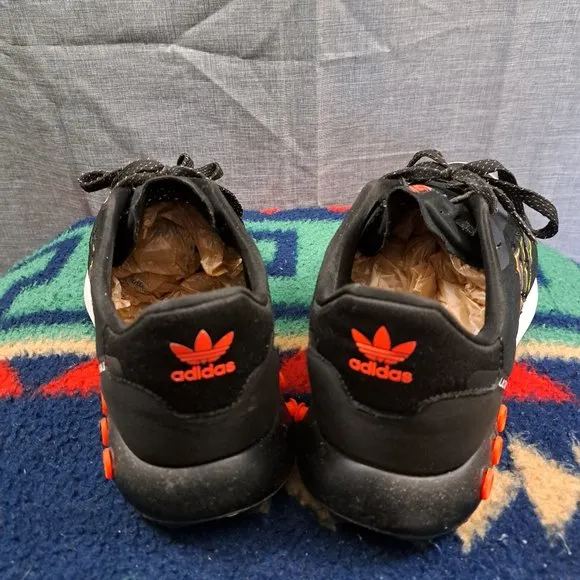 Adidas Originals LA Trainer III Men Athletic Shoes Black Red FY3842 Size 12