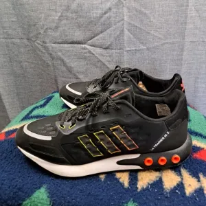 Adidas Originals LA Trainer III Men Athletic Shoes Black Red FY3842 Size 12