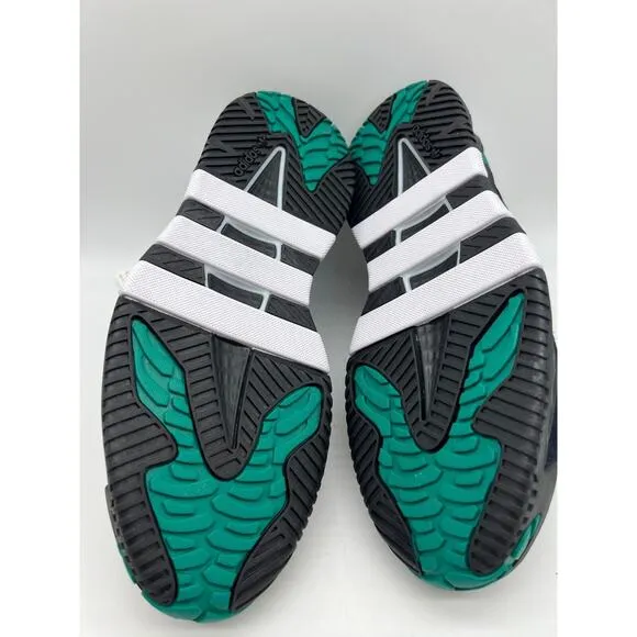 Adidas Originals Niteball Low Mens Athletic Shoes Black Green FW2477 Sz 8 NEW🛒