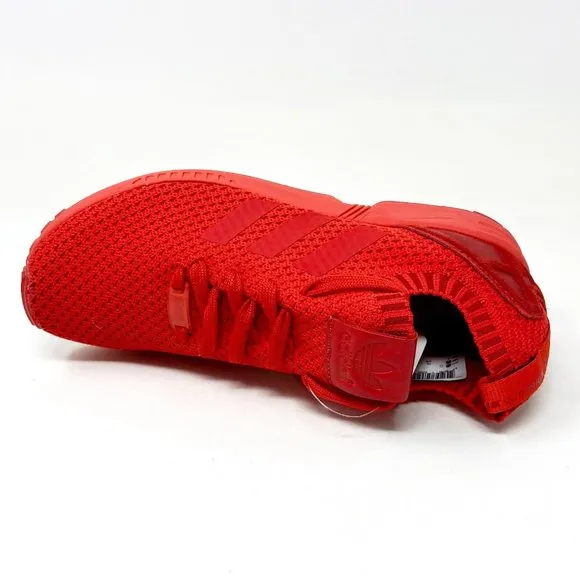 Adidas Originals ZX Flux PK Tripe Red Mens Primeknit Running Shoes S76497