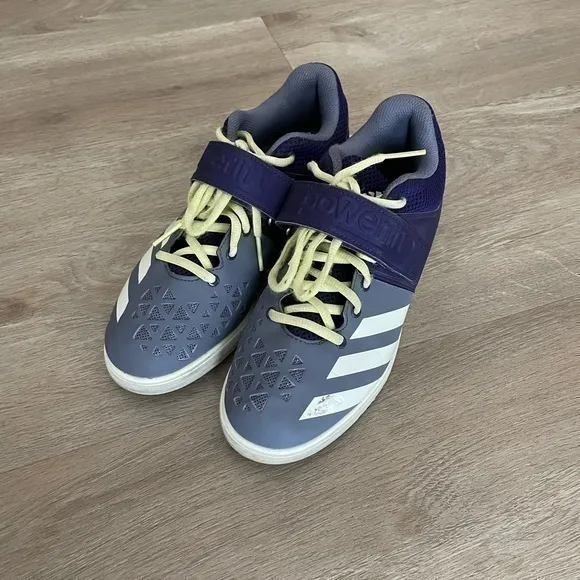 Adidas Powerlift Weightlifting Athletic Men's Shoes Purple Size 8