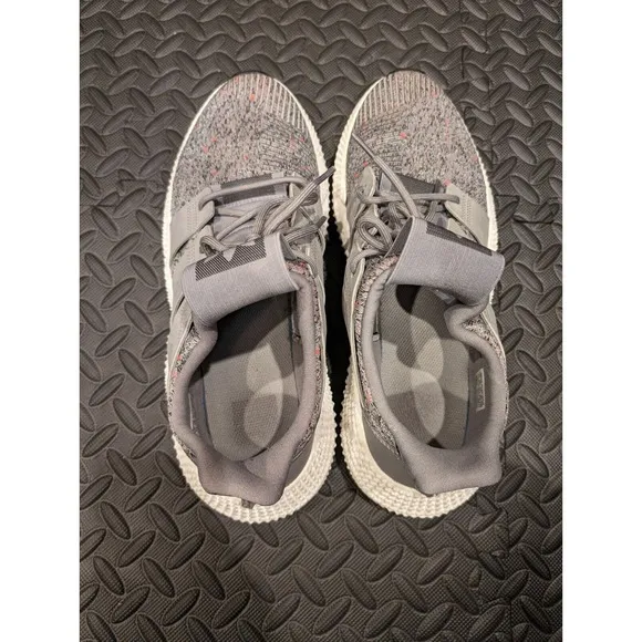 Adidas Prophere Onix Sneakers Mens 11 Gray Solar Red White Shoes CQ3023 Athletic