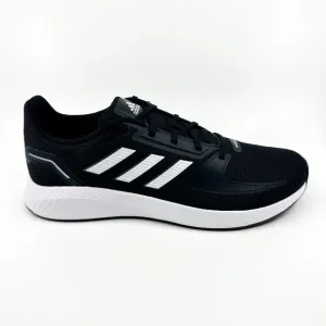 Adidas Runfalcon 2.0 Black White Mens Athletic Running Shoes FY5943