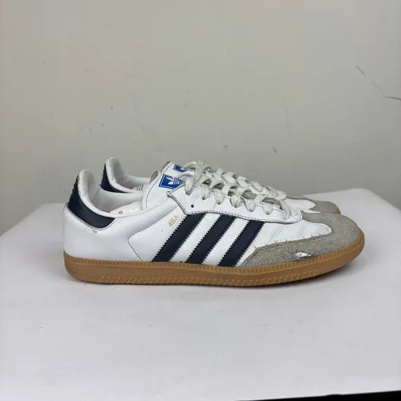 Adidas Samba Classic White Sneakers Shoes Men's 10 Run Walk Comfort