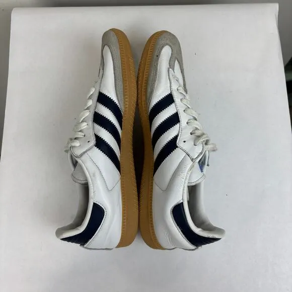 Adidas Samba Classic White Sneakers Shoes Men's 10 Run Walk Comfort