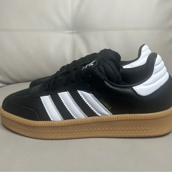 Adidas Samba XLG Black/ White Casual Shoes Mens Size 11.5 NEW