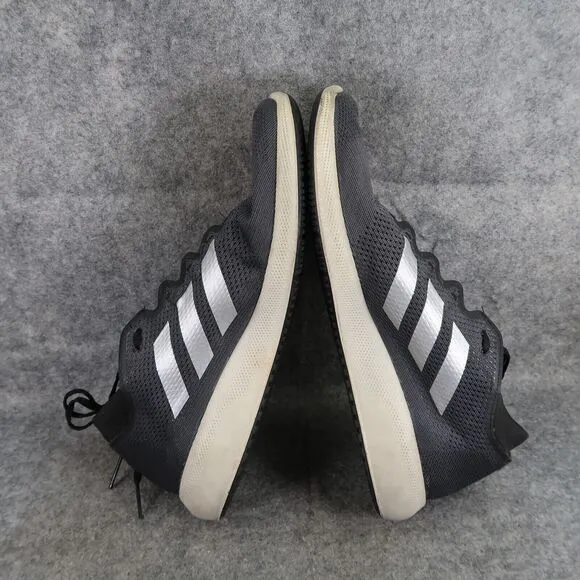 Adidas Shoes Men 10 Athletic Trainer Edge Flex Running Sport Active Grey Comfort