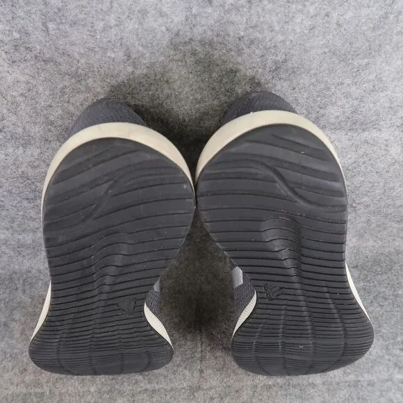 Adidas Shoes Men 10 Athletic Trainer Edge Flex Running Sport Active Grey Comfort