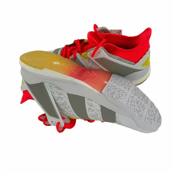 Adidas Stabil X Badminton Men's Athletic Multicolor Striped Shoes US 13 New