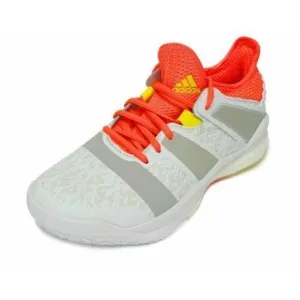 Adidas Stabil X Badminton Men's Athletic Multicolor Striped Shoes US 13 New