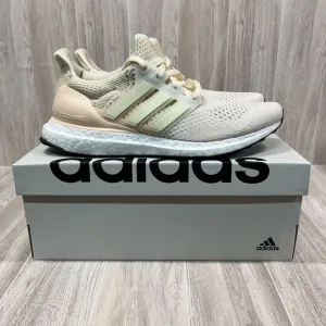 adidas Ultraboost 1.0 Athletic Ecru Tint Pink Shoes HQ4208 Women's size 9.5