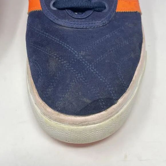 ADIDAS x The Hundreds Crush Pack Skateboarding Shoes Mens 13 Blue Orange Suede