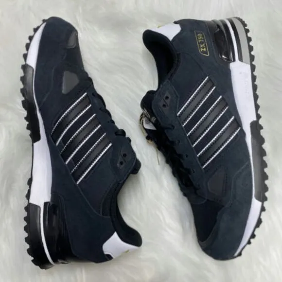 Adidas ZX 750 Low Mens Sportswear Shoes Black ID8855 NEW Multi Sz