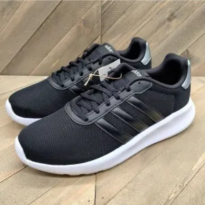 Adidas Lite‎ Racer 3.0 Black Iron Metallic Athletic Sneakers Womens Size 8.5