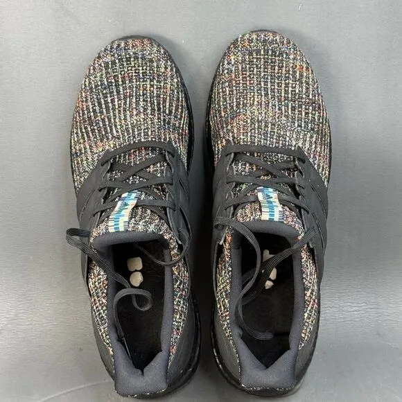 adidas Ultra Boost 3.0 Black Multi-Color athletic sneaker shoes men’s size 11