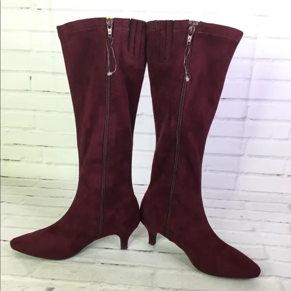 Aerosoles Sz 5.5 Afterward Boot Wine Red Knee High