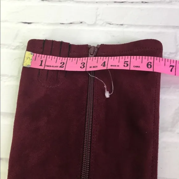 Aerosoles Sz 5.5 Afterward Boot Wine Red Knee High